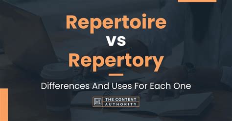 repertoire vs repertory.